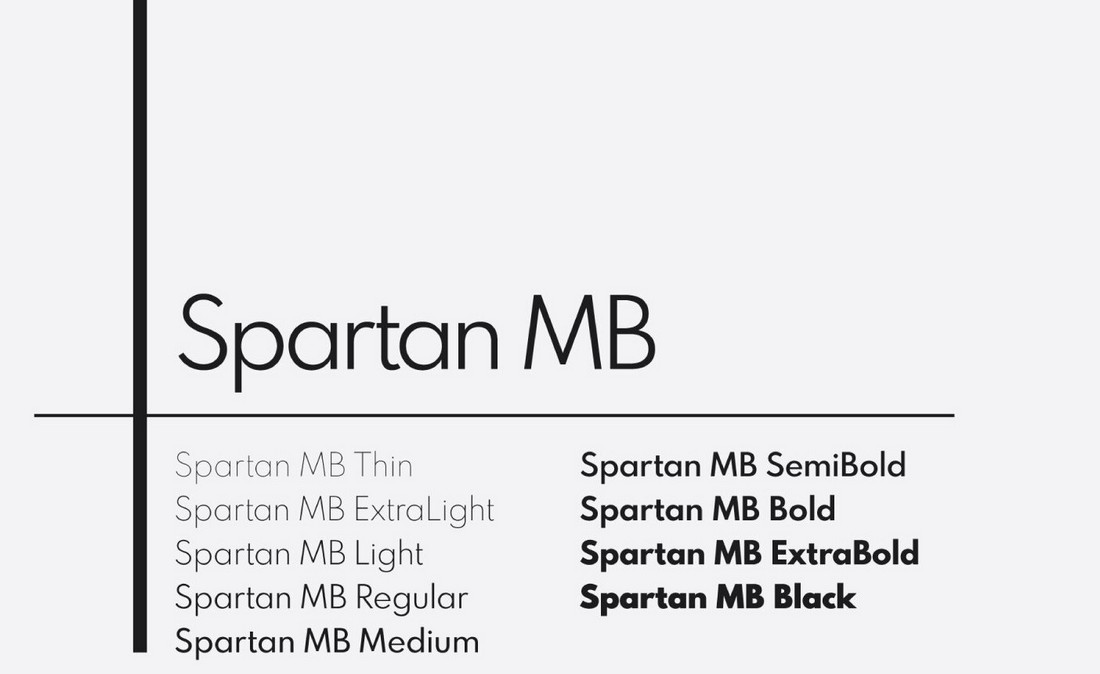 Spartan MB - Free Geometric Font Family