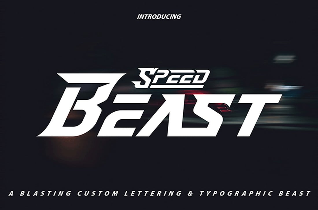 Speed Beast - Free YouTube Font