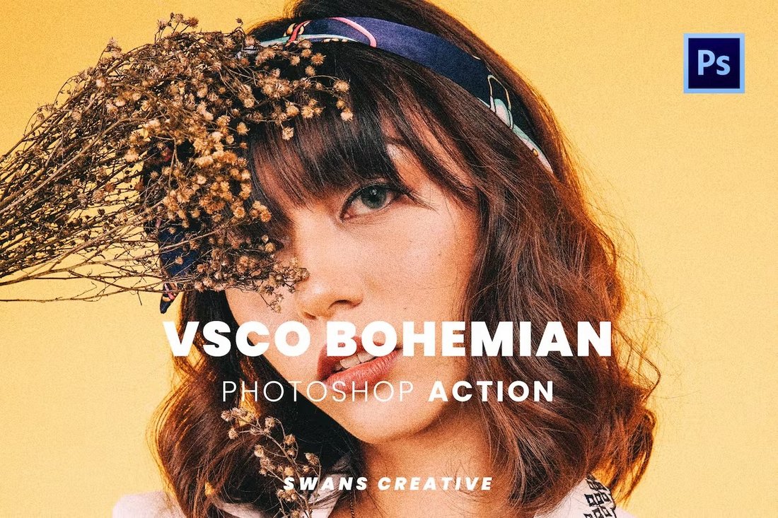 VSCO Bohemian Photoshop Action