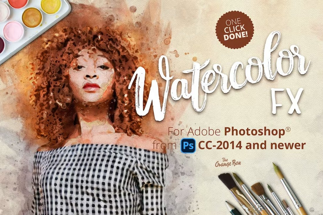 Watercolor FX - Photo Effect Photoshop Plugin
