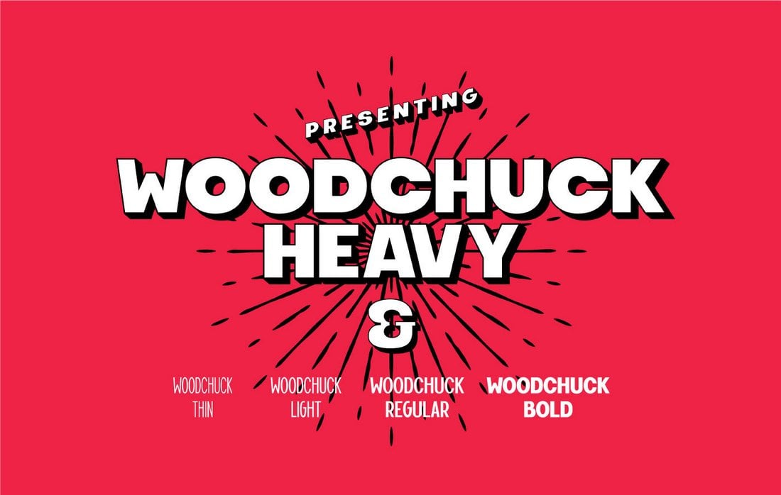 Woodchuck - Free Bold YouTube Font