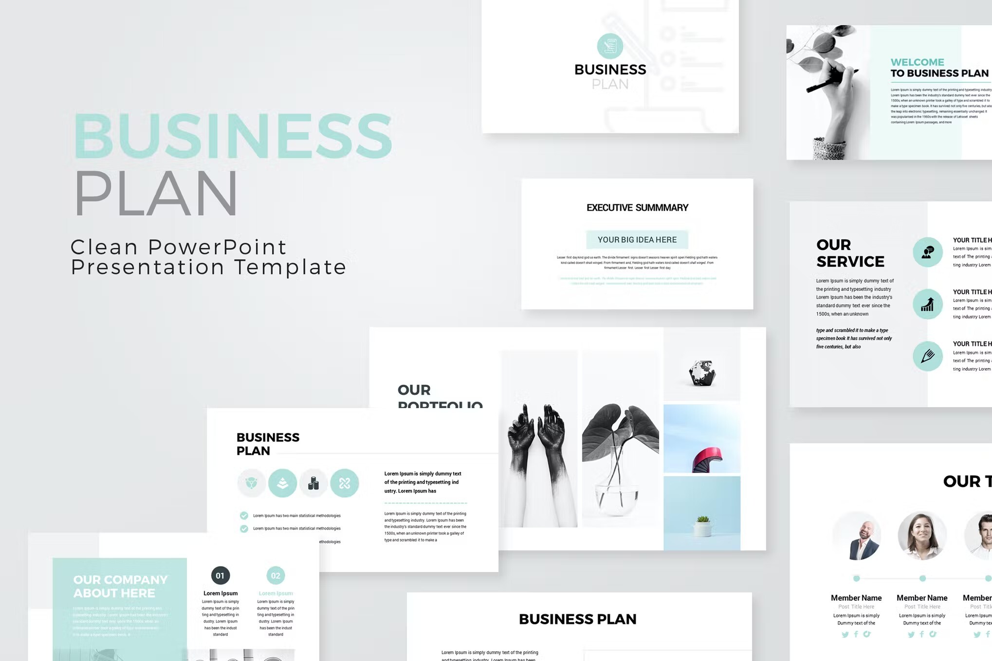 business plan PowerPoint template