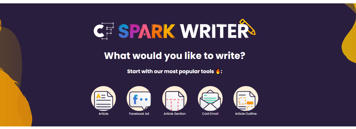 Spark Writer for your web design business