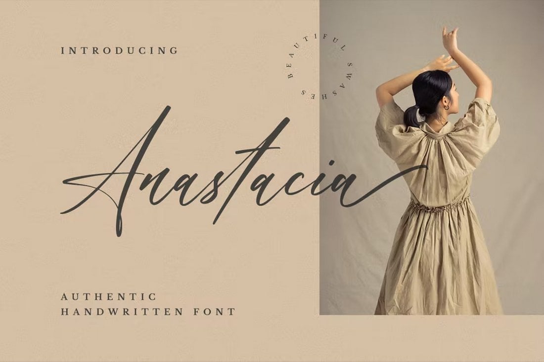 Anastacia - Aesthetic Handwriting Font