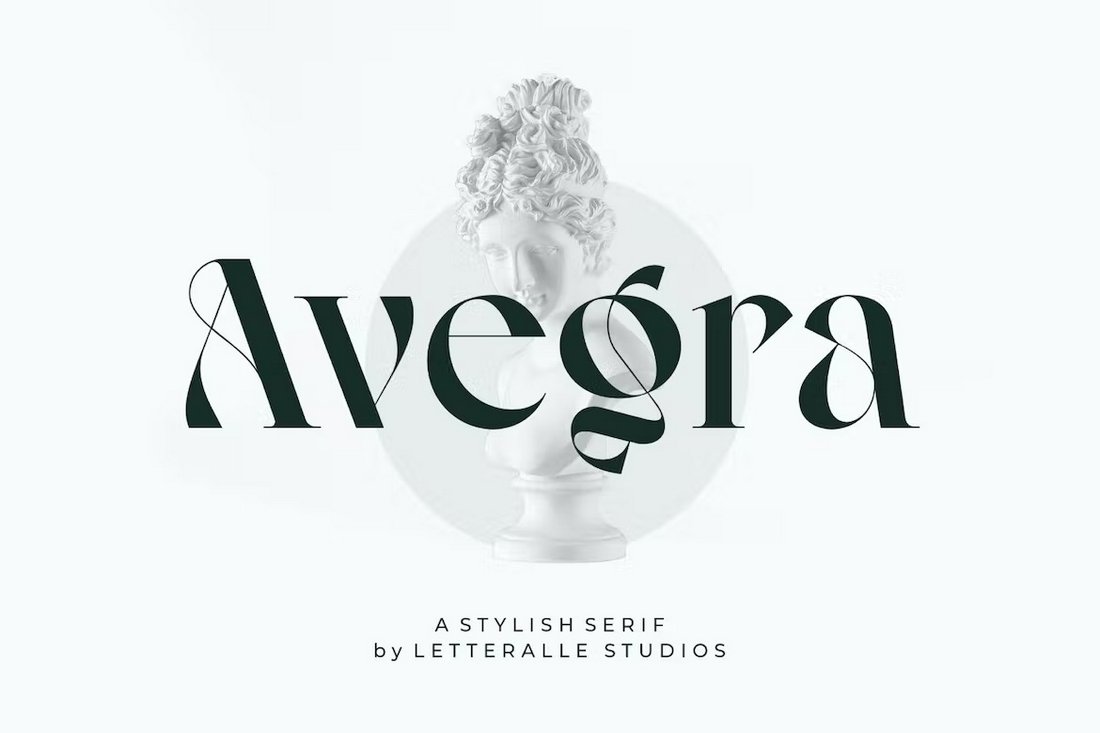 Avegra - Elegant Serif Logo Font