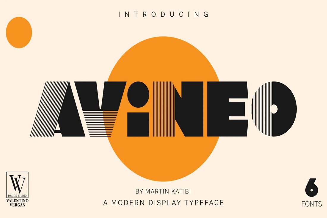 Avineo - Free Unique Logo Font