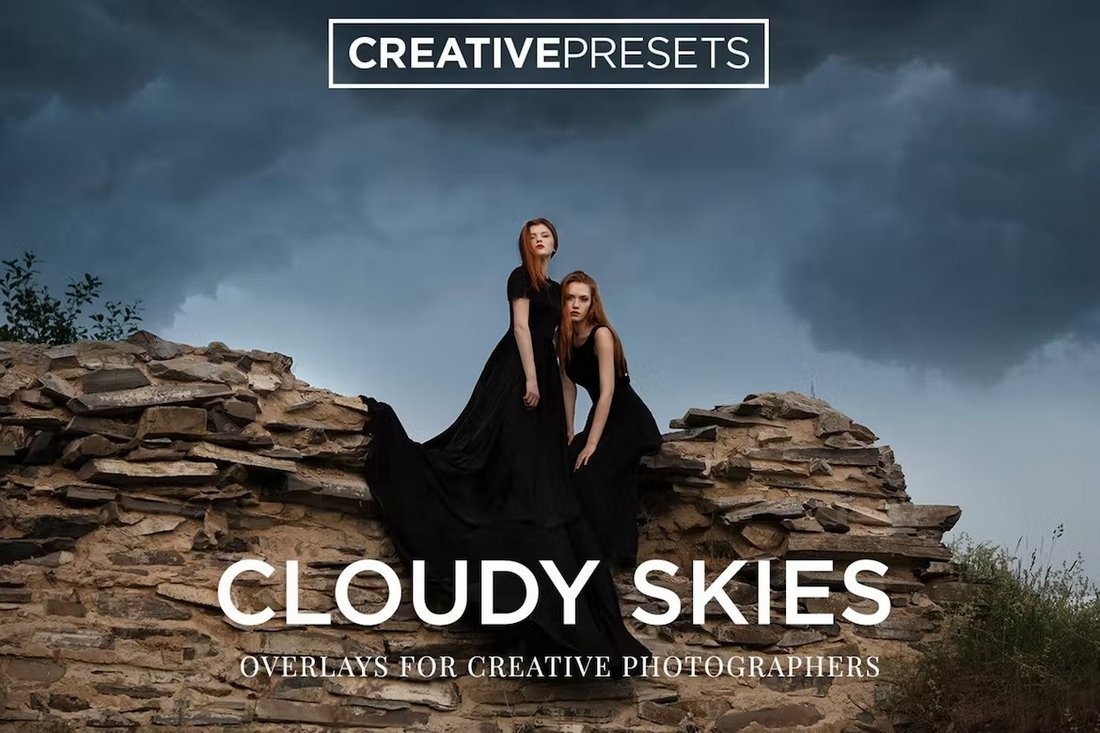 Cloudy Sky Photoshop Overlays