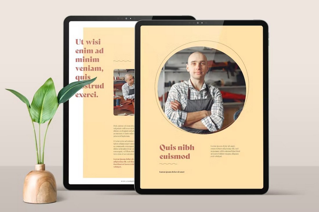 Creative Ebook Template for InDesign