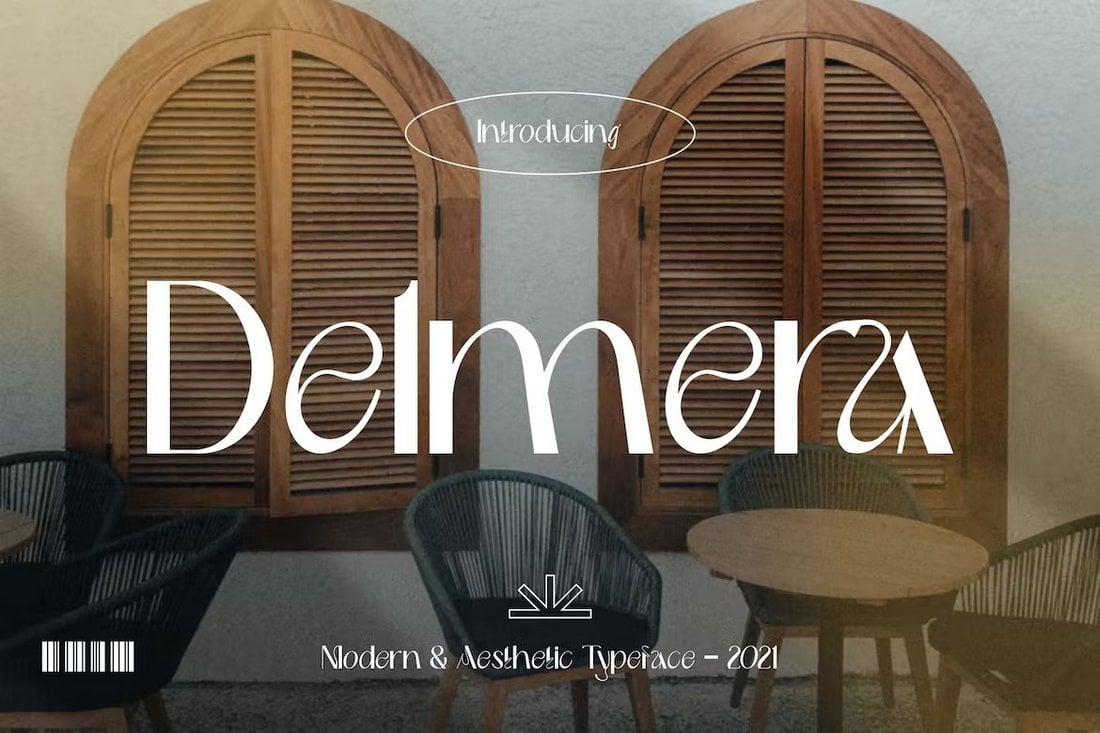 Delmera - Aesthetic Wavy Font