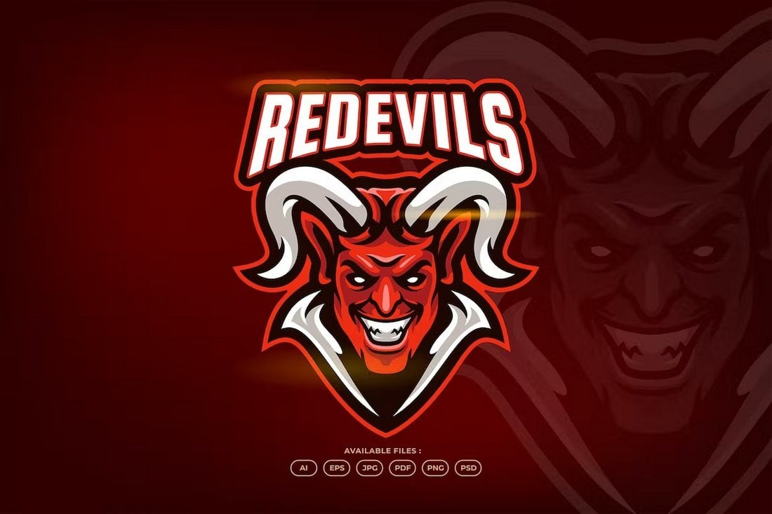 Devil Logo Template for Metal Bands