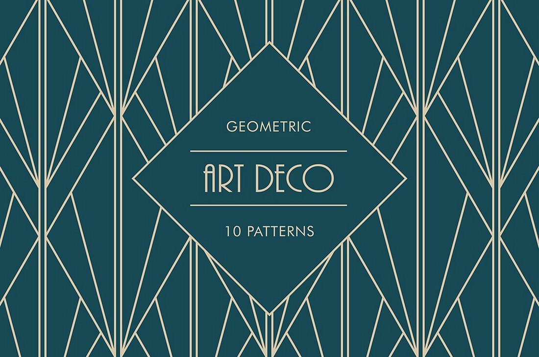 Free Art Deco Geometric Patterns