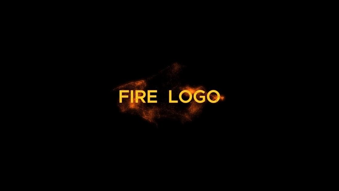 Free Fire Logo Reveal Template for DaVinci Resolve