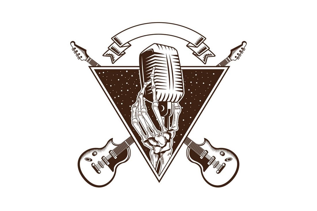 Free Rock Band Logo Template