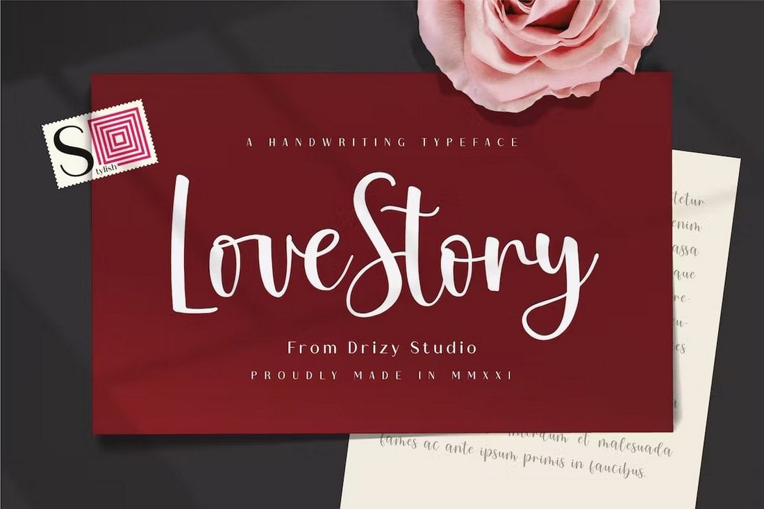 Love Story - Romantic Handwriting Font