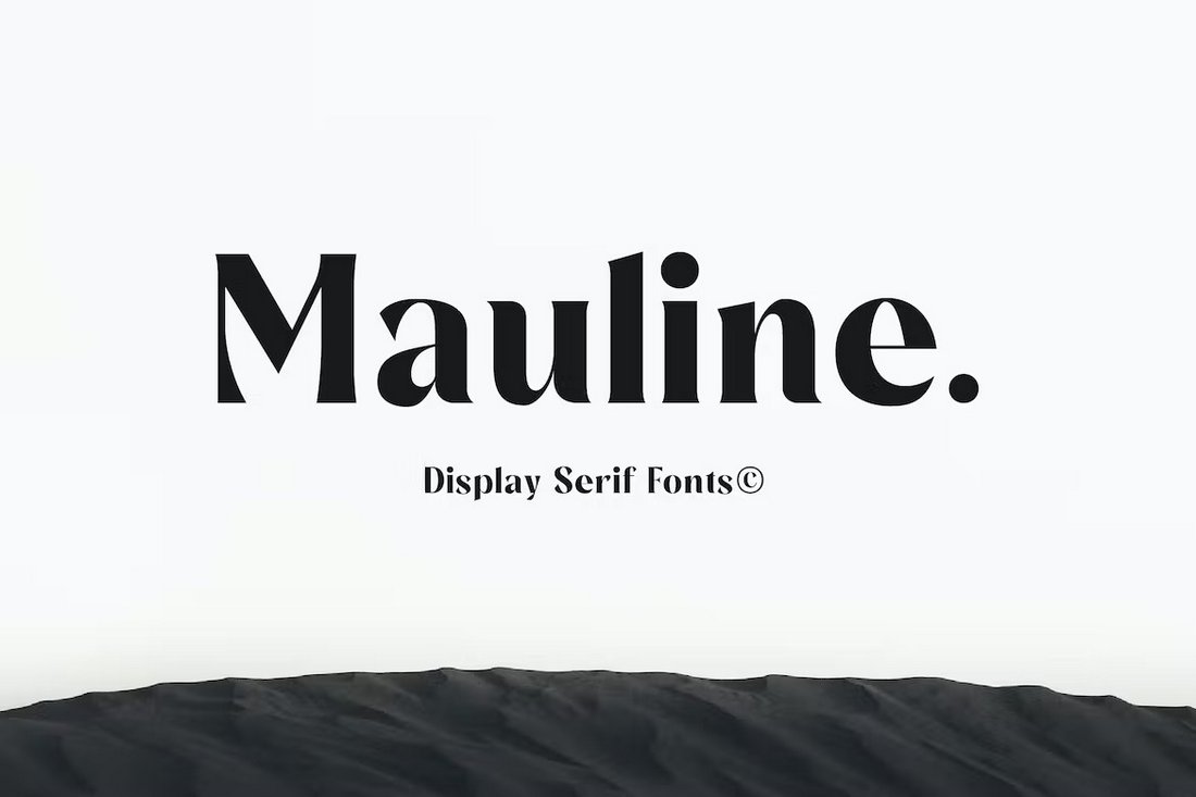 Mauline - Clean Serif Font for Flyers