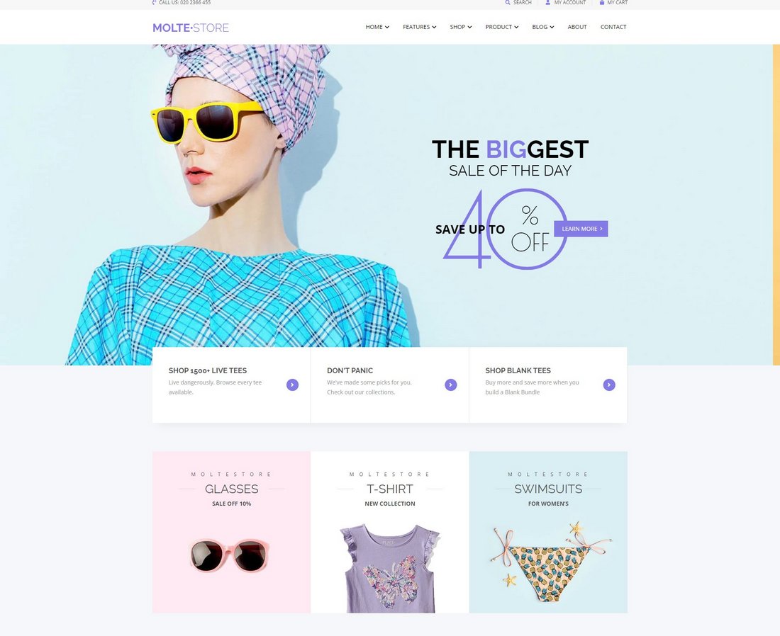 MolteStore - Multi-Store Responsive Shopify Theme