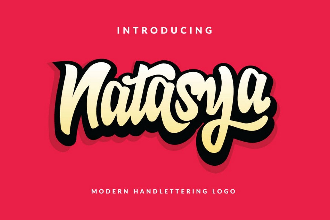 Natasya - Stylish Logotype Font