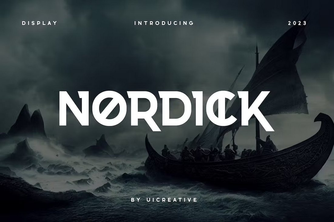 Nordick - Creative Logo Font