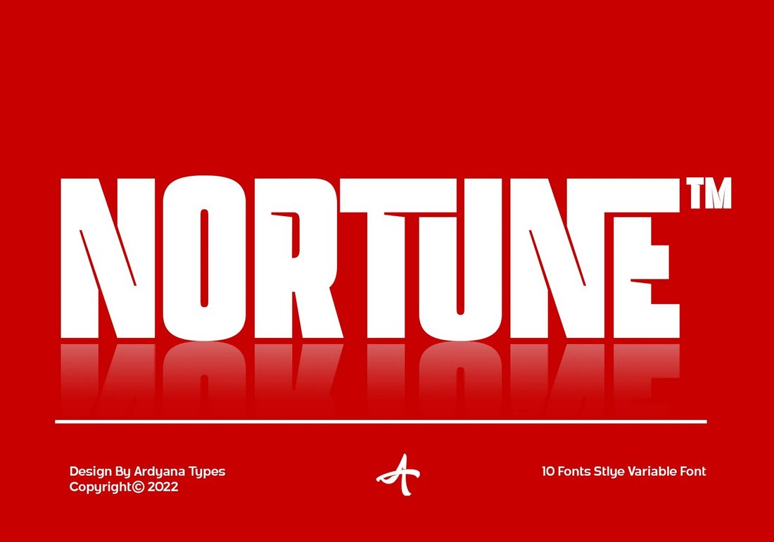 Nortune - Free Font for Flyers