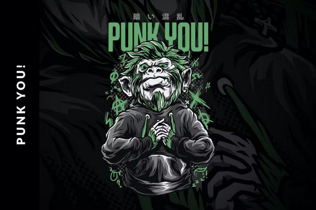 Punk You! - Punk Rock Band Logo