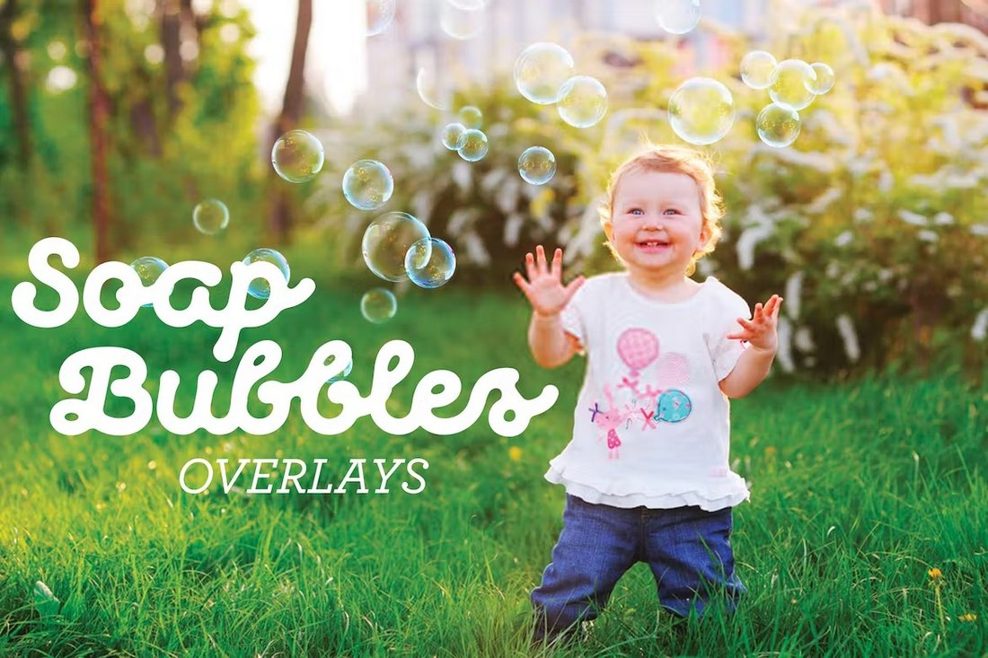 Realistic Bubble Overlays for Photoshop