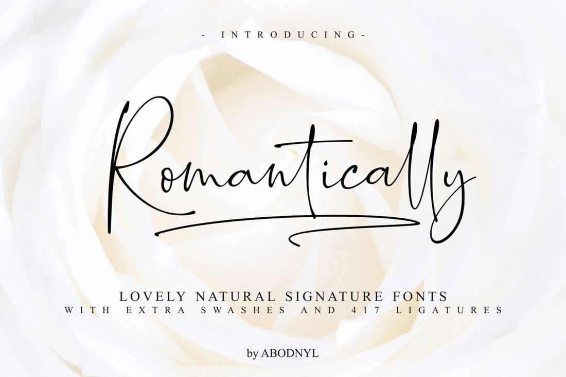 Romantically - Free Romantic Font