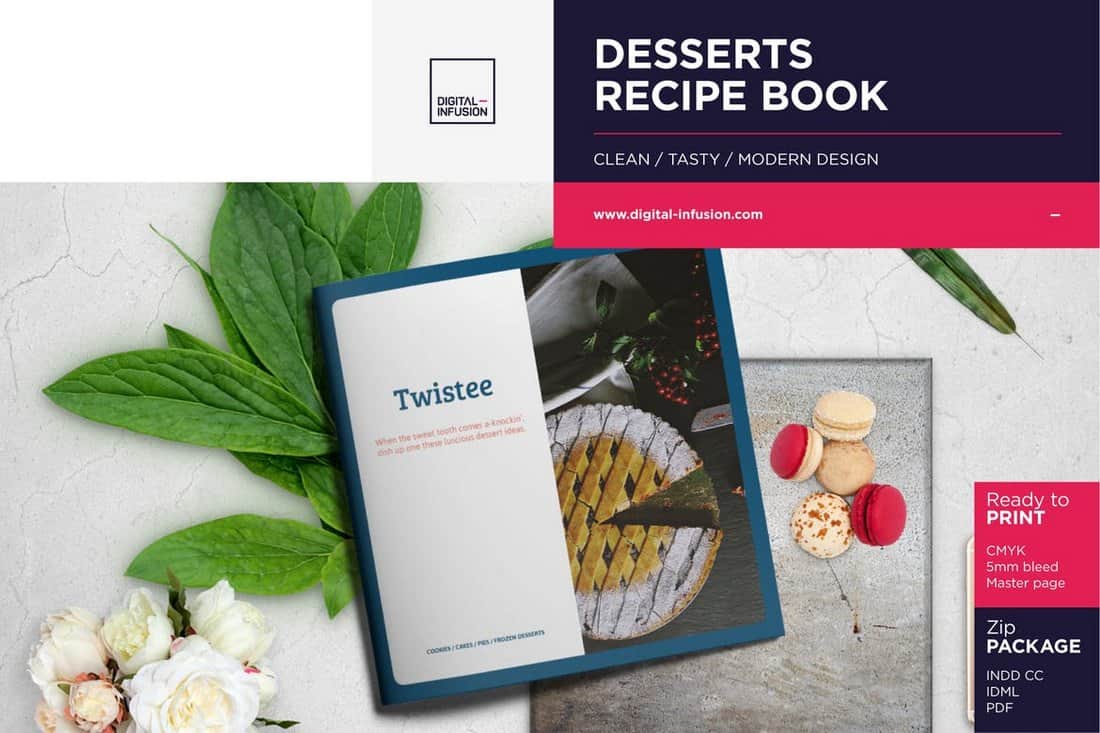 Twistee - Cooking Recipe Book Template
