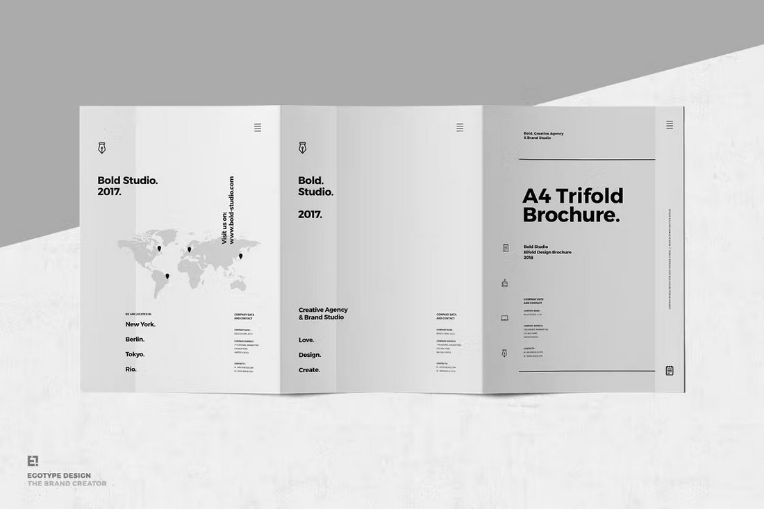 A4 Tri-Fold Brochure Design