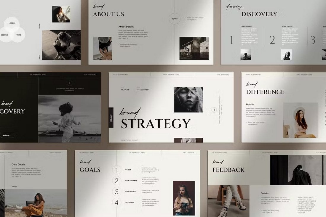 Brand Strategy Planning PowerPoint Template