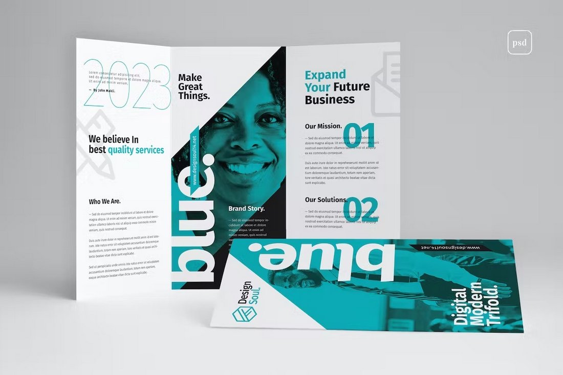 Brave & Bold Tri-Fold Brochure Design 2