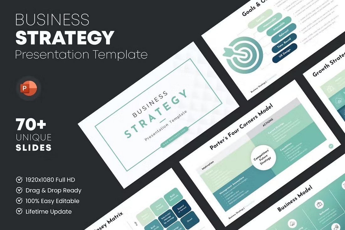 Business PowerPoint Template for Strategic Planning