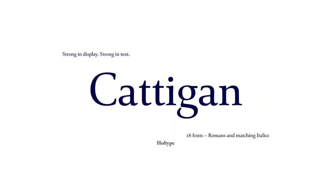 Cattigan - Free Fonts for Legal Documents