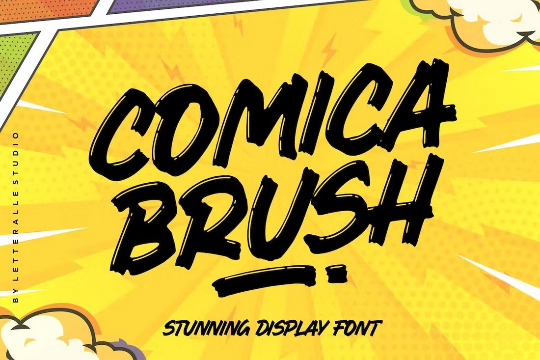 Comica Brush - Stylish Comic Font