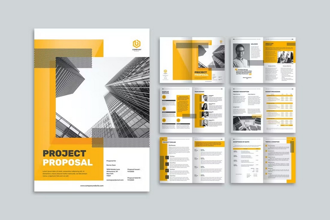 Construction Proposal Template for InDesign