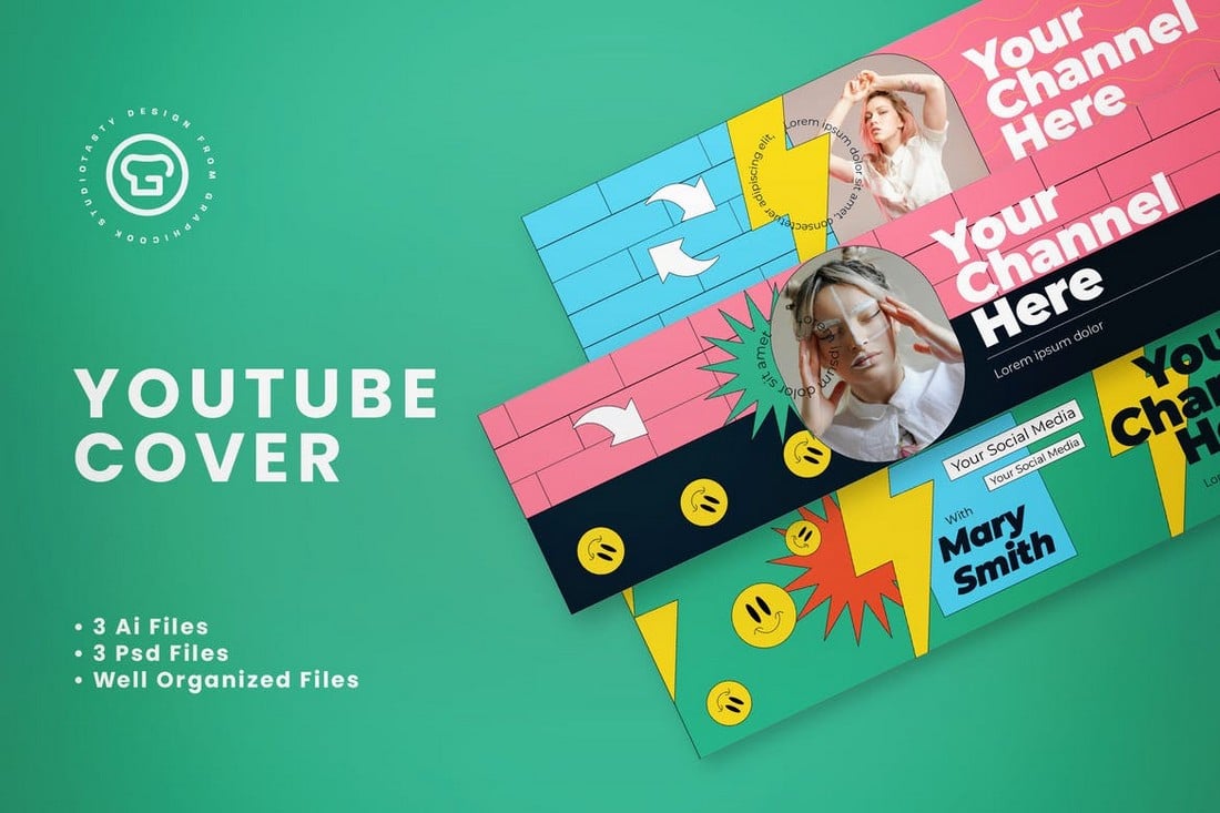 Creative Youtube Cover Banner Templates