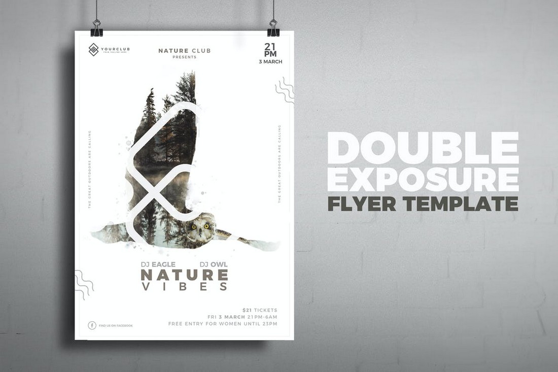 Double Exposure Poster Template