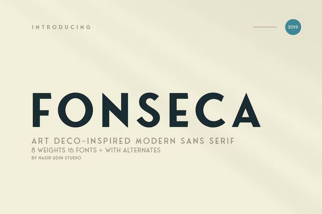 Fonseca - Art Deco Advertising Fonts