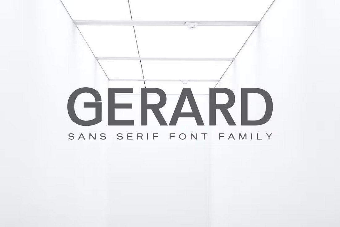 Gerard Sans Serif Legal Fonts Family