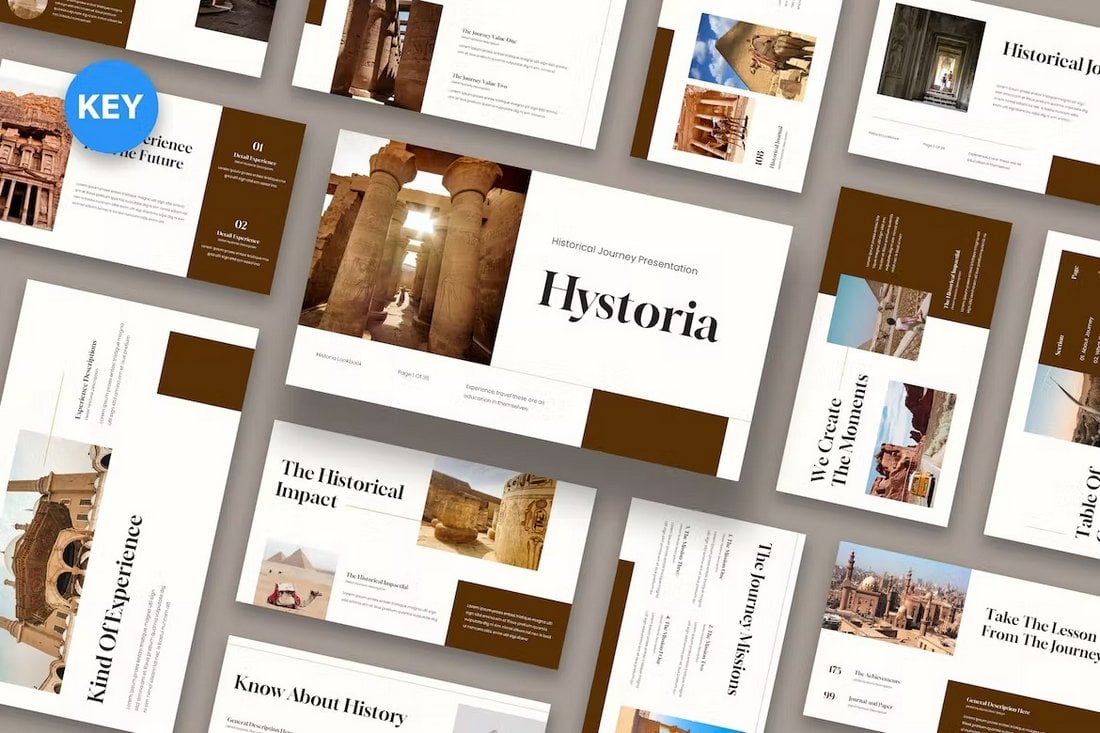 Hystoria - Historical Journey Keynote Template