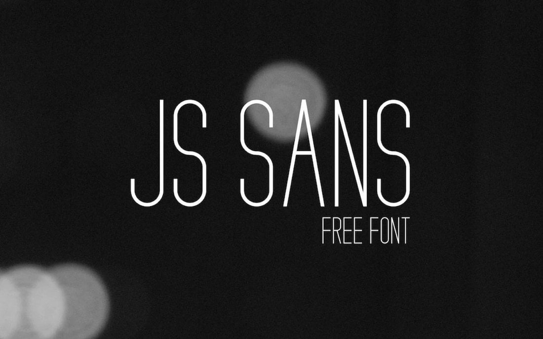 JS Sans - Free Minimal Restaurant Font