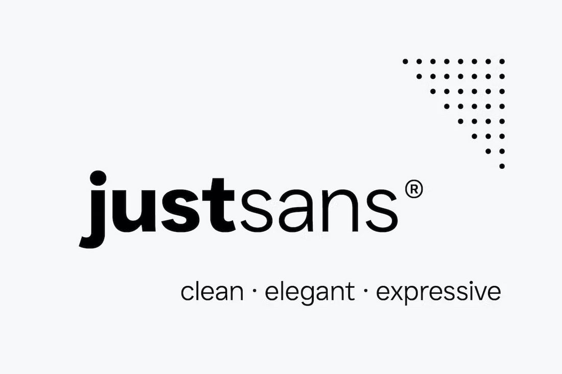 JUST Sans - Modern Geometric Font for Contracts