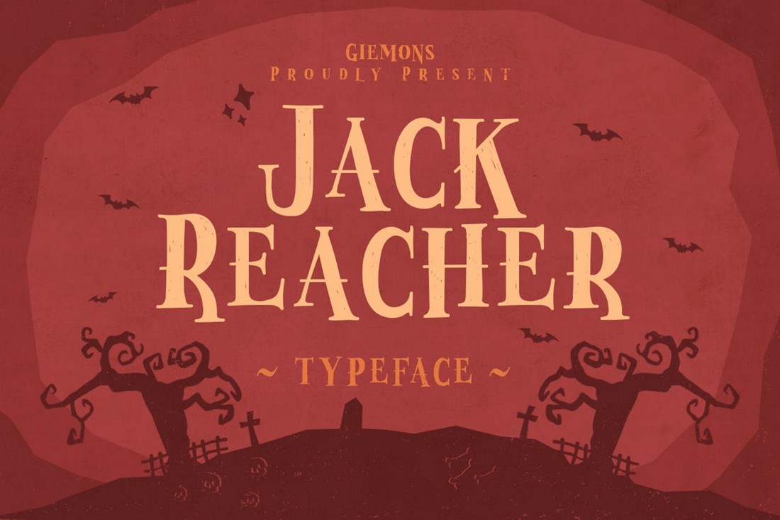 Jack Reacher - Horror Comic Font