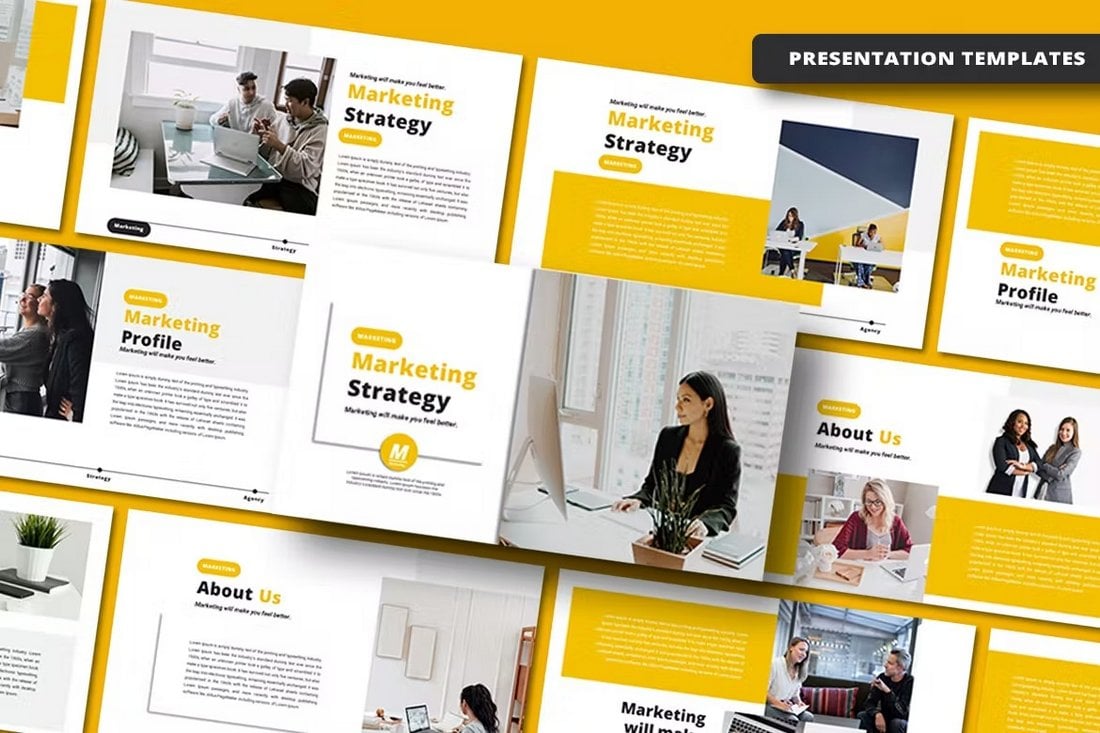 Marketing Strategy Plan PowerPoint Template