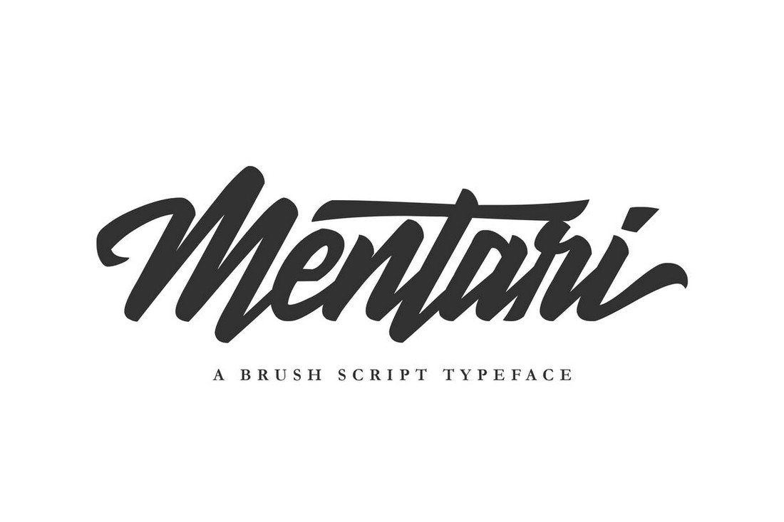 Mentari - Modern Script Font