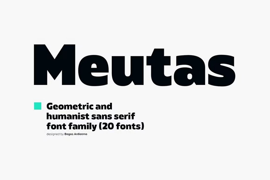 Meutas - Sans-Serif Font Family for Legal Documents