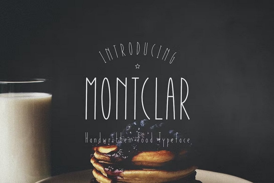Montclar Handwritten Restaurant Font