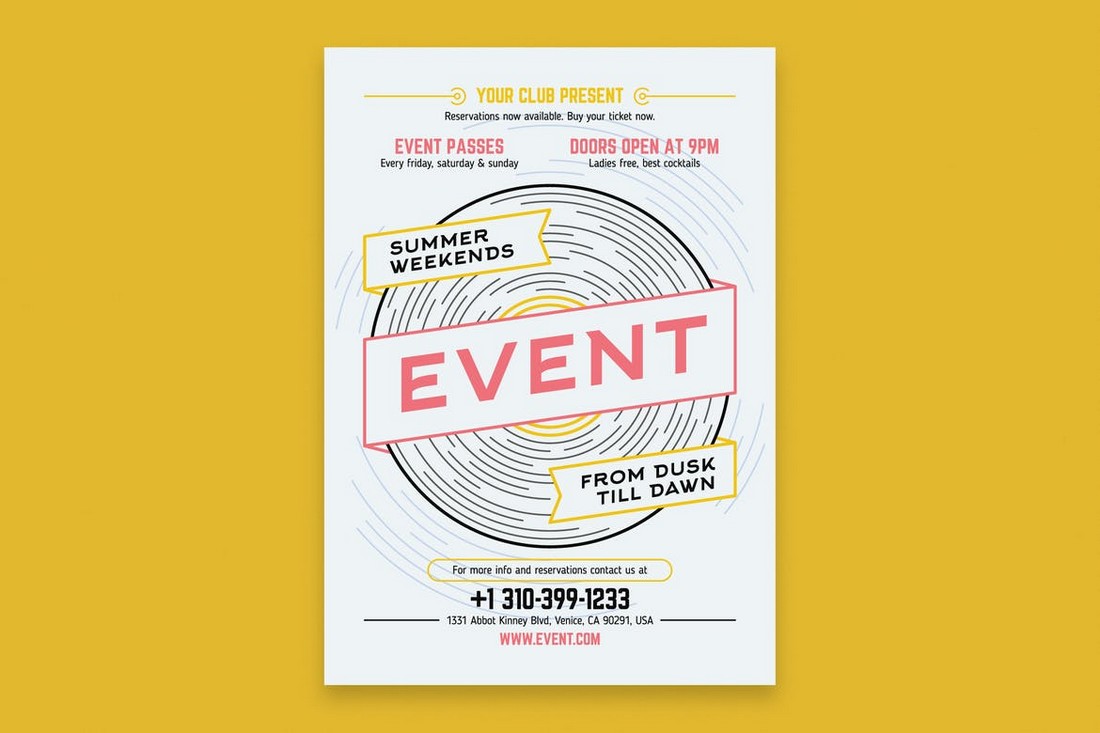 Music Event Poster Template