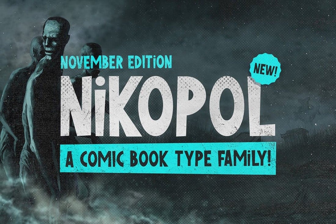 Nikopol - Comic Book Font Family
