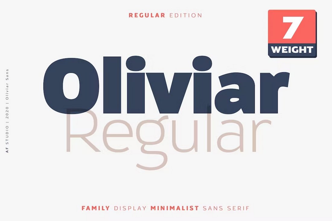 Oliviar Sans - Font Family For Advertising