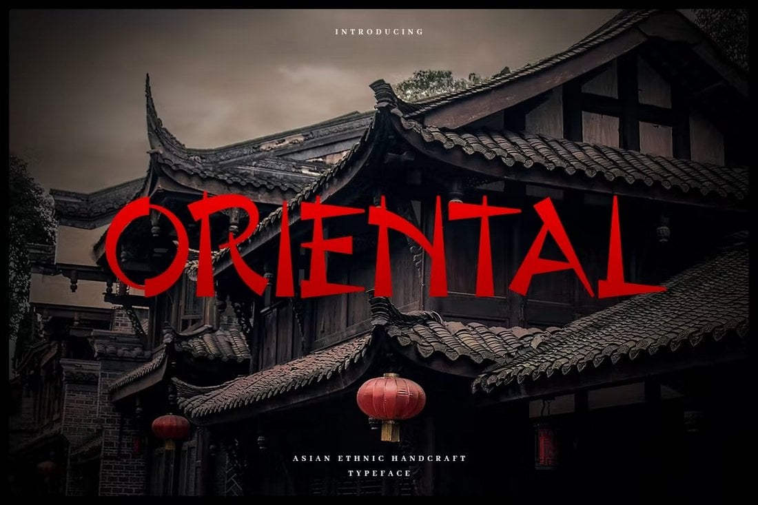 Oriental - Authentic Chinese Restaurant Font